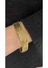 Kalın Hasır Örme Bileklik (19cm-Kapama kısmı ile birlikte)