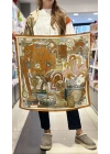 Karışık Renk Vintage Fular(70x70)