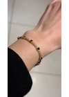 Siyah Taşlı Bileklik(18 cm)