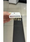 Kalp Figür 6lı Set Küpe Gold