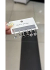 Kalp Figür 6lı Set Küpe Gümüş