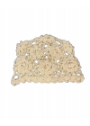 Çiçek Motif Krem File Bere