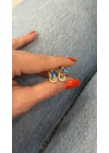 Mavi Swarovski Taş Yıldız Figür Küpe