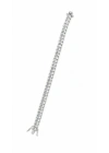 Baget Taş Detay Gümüş Bileklik(18cm)