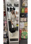 Çanta Charmlı Siyah Büyük Çanta
