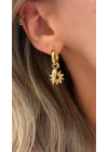 Charmlı Gold Küpe