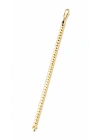 Düz Yılan Sırtı Gold Kadın Kalın Bileklik(21 cm)