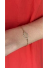 Fatmanın Eli Gold Kadın Bileklik (17cm- uzatma dahil 21 cm)