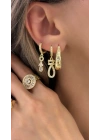 Gold 6lı Set Küpe