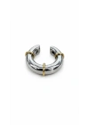 Gold-Gümüş Boru Ear Cuff