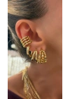 Gold Halka Küpe