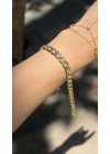 Gold Zincir Bileklik(19cm)