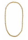 Hasır Örme Taş Detay Kolye(49cm)