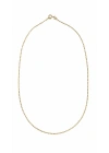 İnce Kare Form Gold Zincir Kolye (45cm)