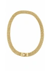 Kalın Gold Örgü Kolye(44cm)