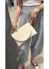 Krem Kadın Clutch & Portföy Çanta