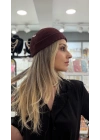 Külah Docker Şapka Bordo