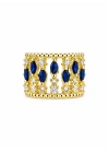 Lacivert Taşlı Gold Ear Cuff