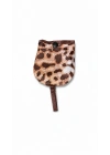 Leopar Desen Yelpaze
