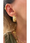 Marka Model Gold Halka Küpe