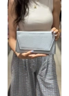 Mavi Zincir Askılı Kadın Clutch & Portföy Çanta