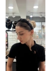 Parlak Kumaş Siyah Renk Taç