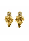 Pullu Sallantılı Gold Küpe