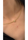 Taş Detay Choker Kolye