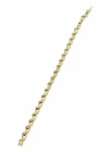 Taş Detay Geniş Burgu Bileklik(16 cm - uzatma kısmı ile 18 cm )