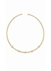 Taş İşleme Halka Detay Choker Kolye
