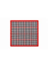 Tüvit Desen Siyah-Beyaz Fular 50x50