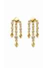 Üçgen Sallantılı Gold Küpe