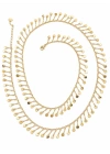 Yuvarlak Pullu Uzun Kolye(80 cm)