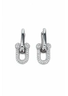 Zirkon Taşlı Tiffany Gümüş Küpe