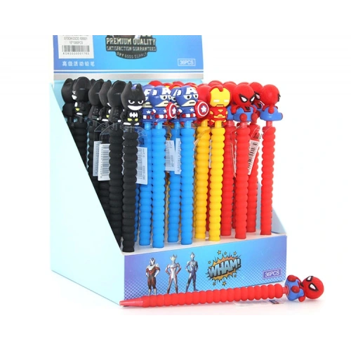 07 Uçlu Karışık Kahraman Figürlü Kalem