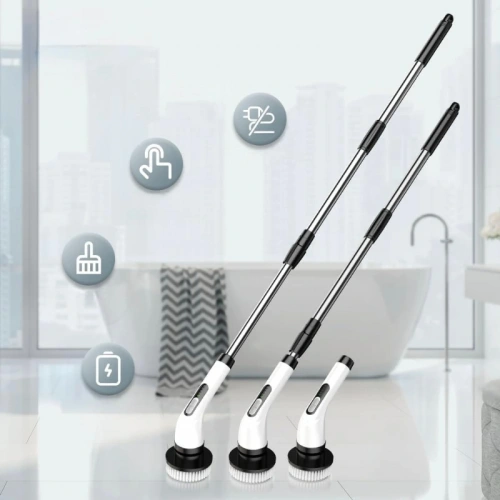 7 in 1 Kablosuz Elektrikli Temizlik Fırçası Seti