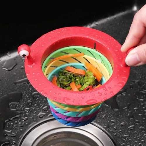 Renkli 6 Kademeli Lavabo Süzgeci