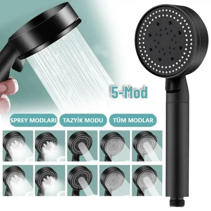 5 Fonksiyonlu Duş Başlığı