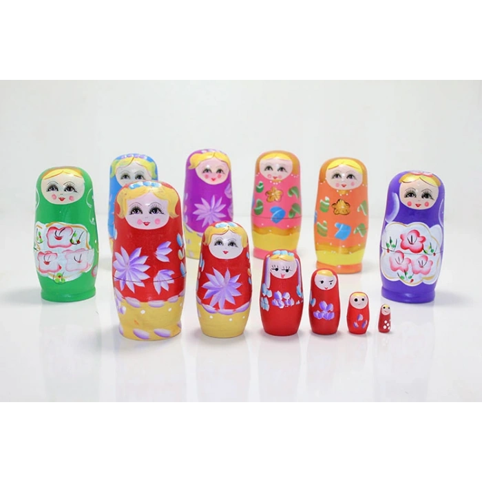 6lı Ahşap Matruşka