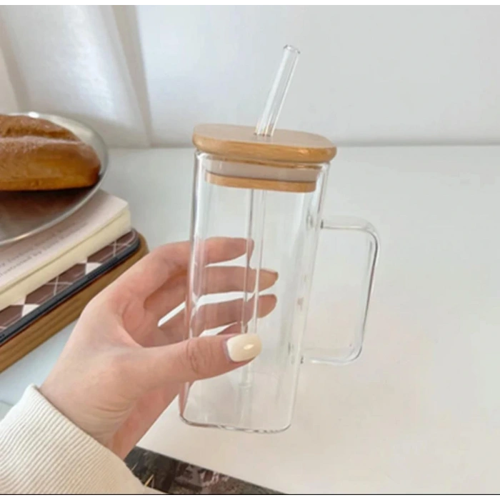 Pipetli Borosilikat Cam Bardak