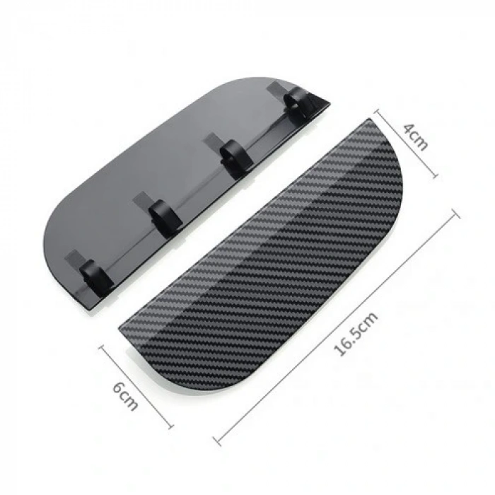 Karbon Desenli Araba Ayna Yağmur Koruma