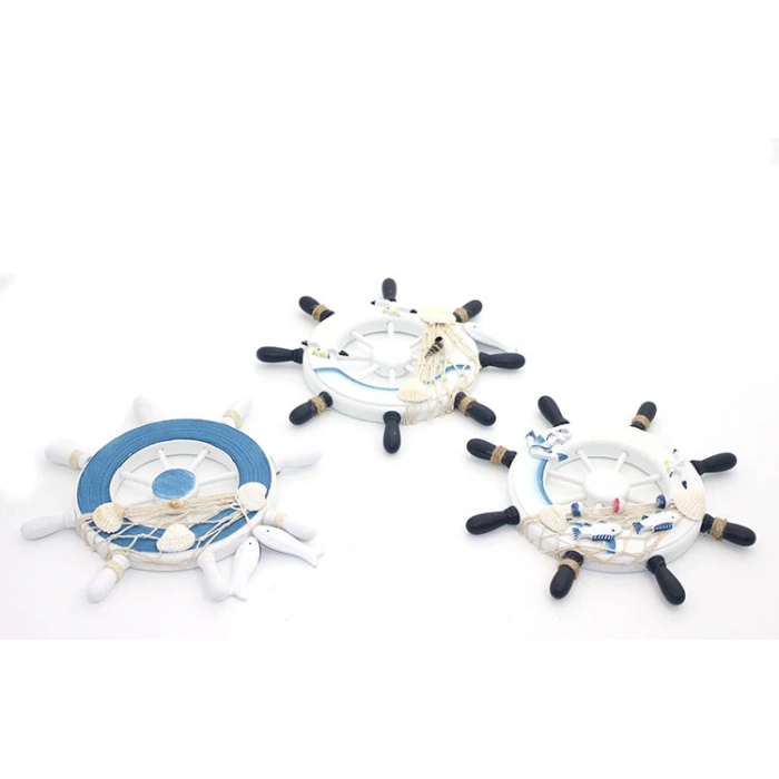 Ahşap Marin Duvara Asmalı Dümen