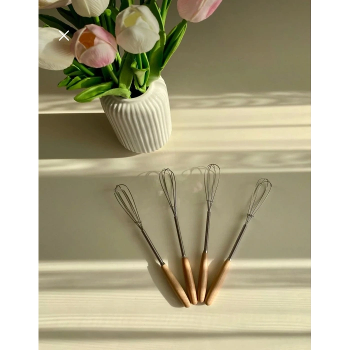 Bambu Saplı Mini Çırpıcı