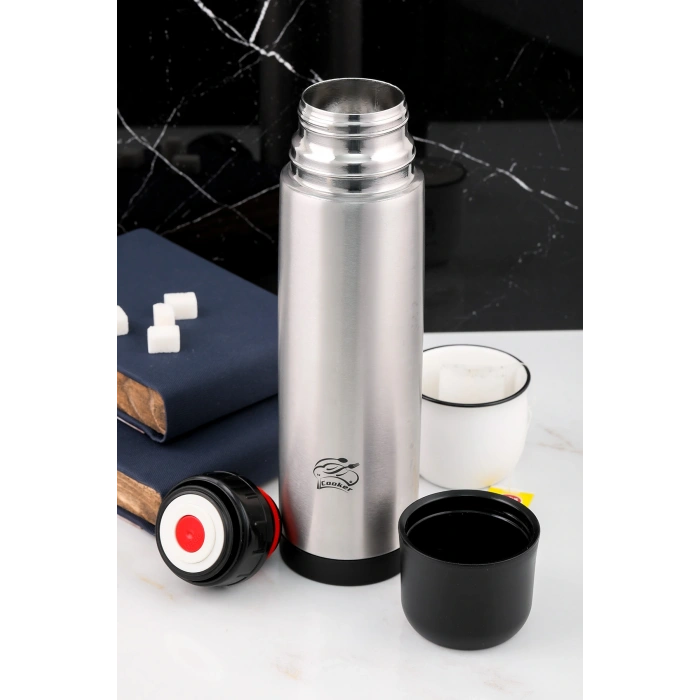 Cooker 0.75 Lt Çelik Kapaklı Termos