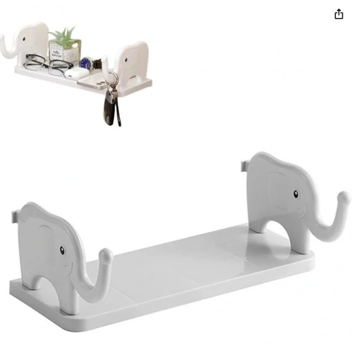 Fil Desenli Yapışkanlı Çok Amaçlı Raf