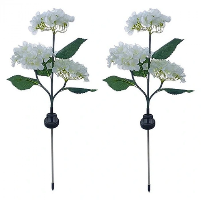 Güneş Enerjili Kazıklı Çiçek LED Lamba