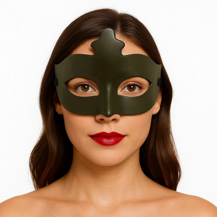 Haki Yeşil Renk Masquerade Venedik Balo Maskesi