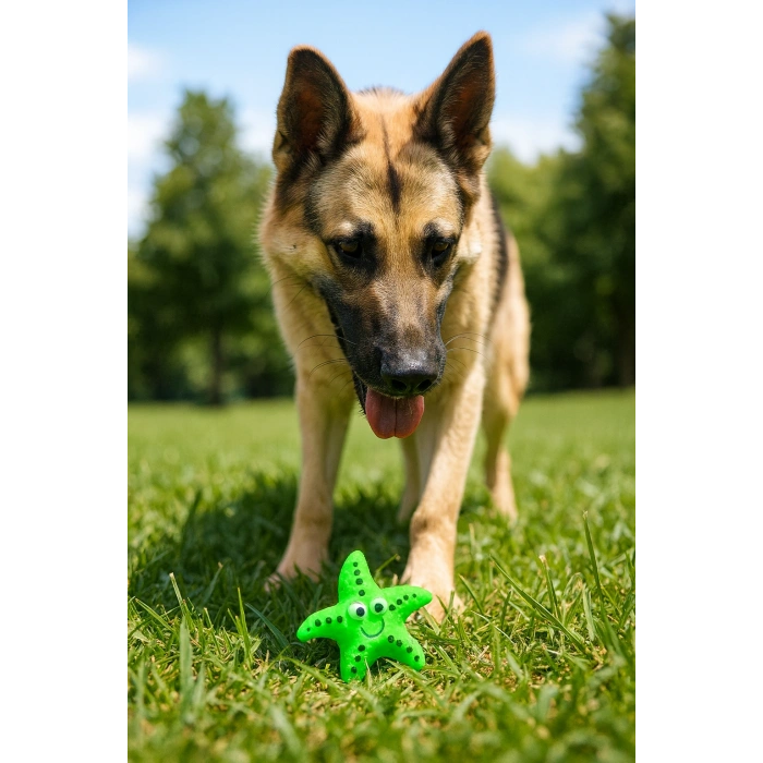 Köpekler İçin Denizyıldızı Figürlü Çiğneme Oyuncağı