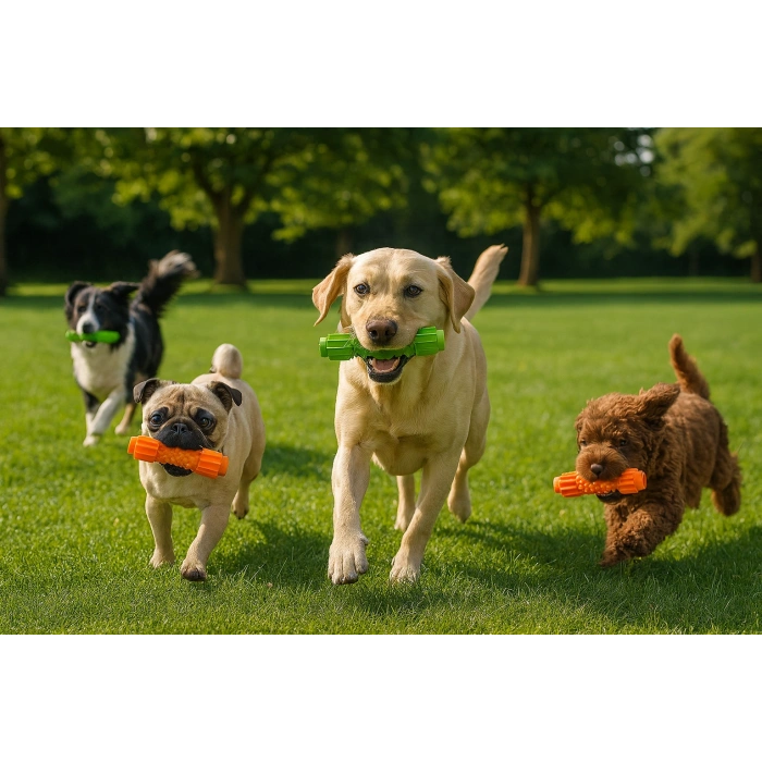 Küçük Boy Mama Hazneli Köpek Isırma Oyuncağı