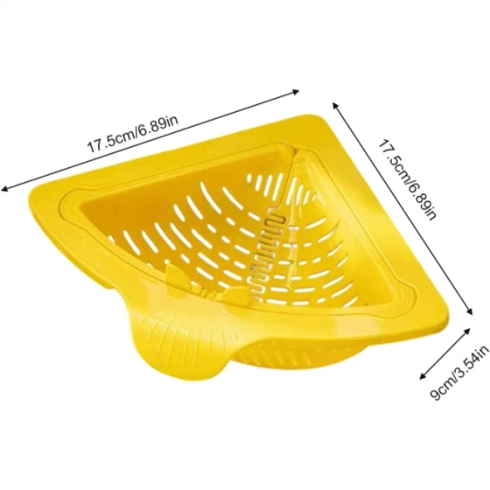 Mutfak ve Banyo Üçgen Lavabo Süzgeci